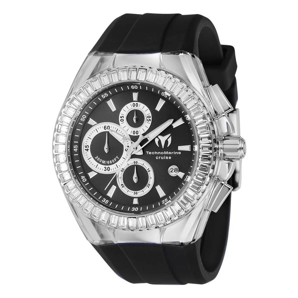 NWT TechnoMarine TM-121149 Cruise | Quartz | Black | Men's Watch